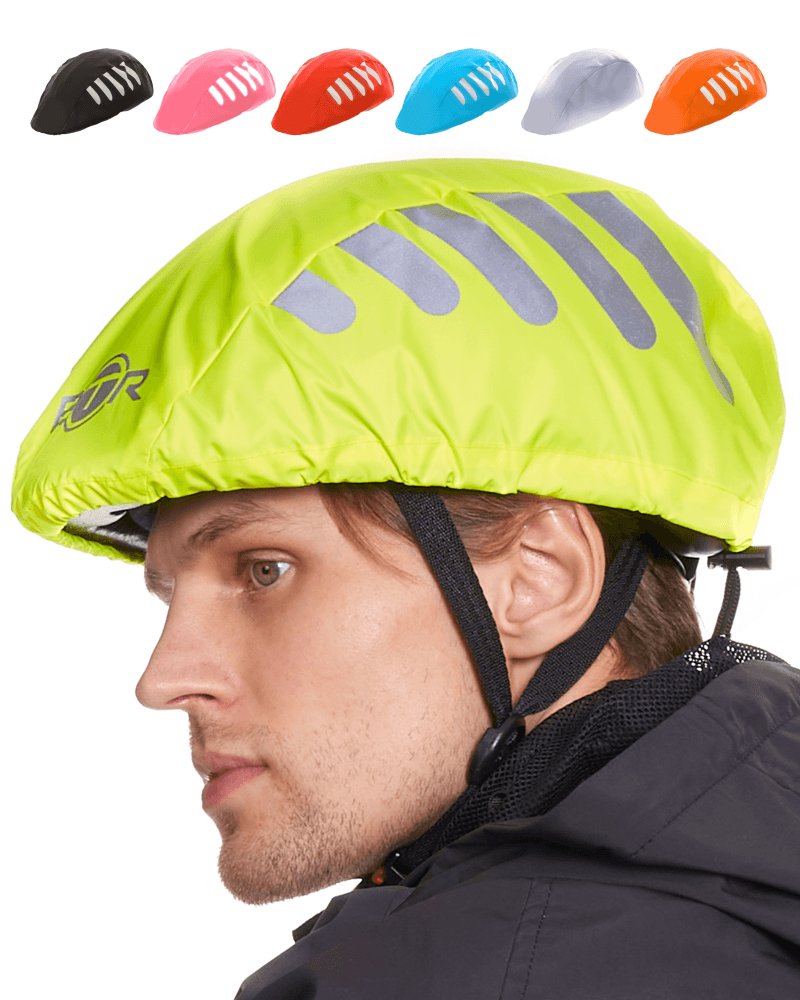 Regenschutz für Fahrradhelm